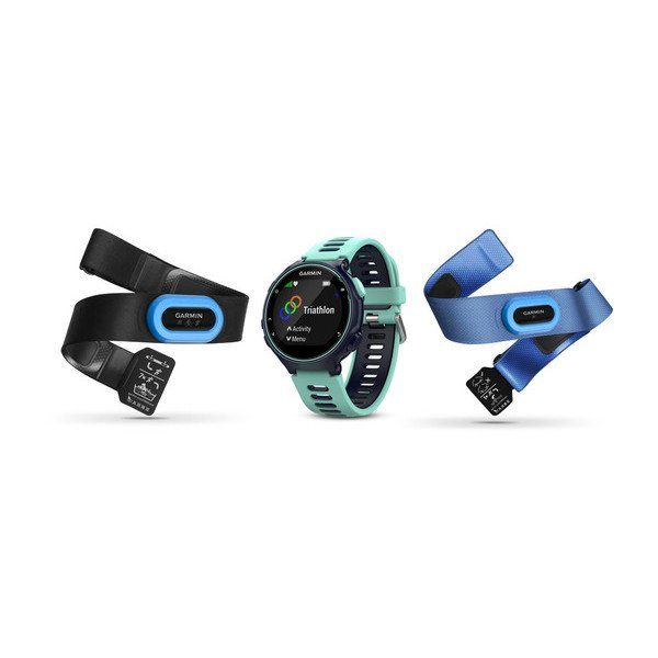 Forerunner® 735XT, Midnattsblå/Frostigt blå Tri-Bundle