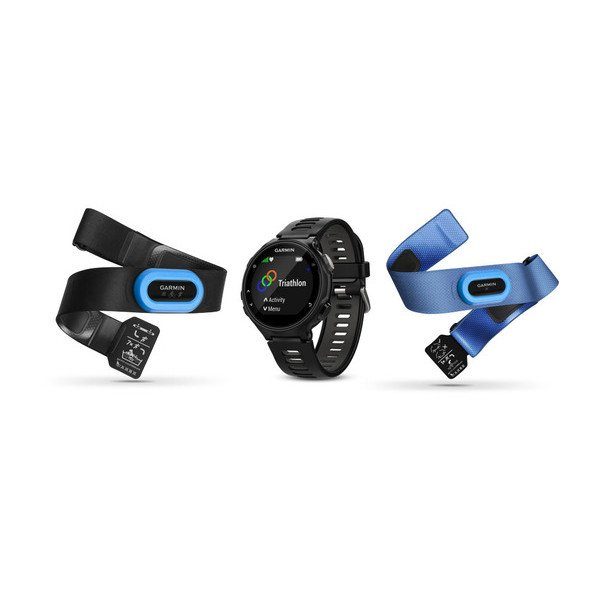 Forerunner® 735XT, Svart/Grå Tri-Bundle