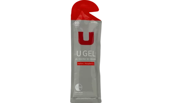 U Gel 20g Carbs - Hallon