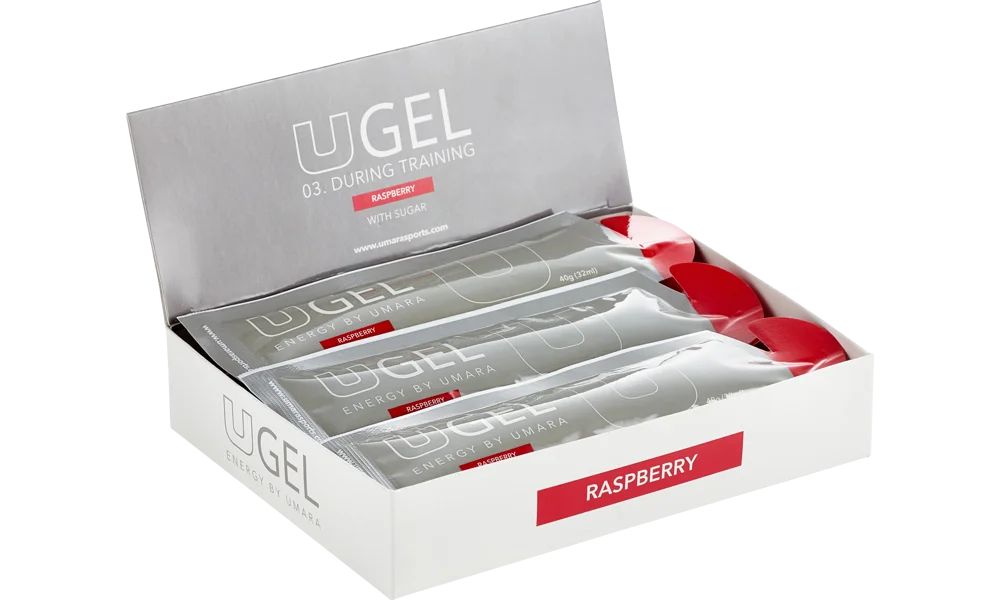 U Gel 20g Carbs - Hallon Låda