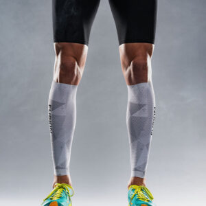 TEMPO! ONE Calf Sleeves White/Grey