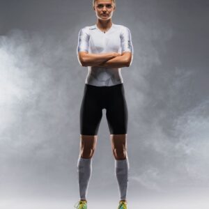 TEMPO! ONE Tri Suit - White/Grey